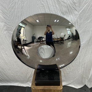 Alternative view of Mirror Stainless Steel Sculpture