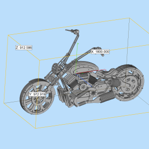 Alternative view of Custom Steel Sculpture Art Motorcycle Sculpture